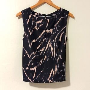 New Jo+Jax Workout Sleeveless Yoga Dance Tank Top Open Tie Back in Onyx Sz XS